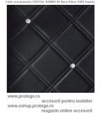 Folie SB CR CRISTAL ROMBO 85 Nero matt/Silver