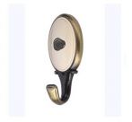 Cuier bronz antic slefuit cu insertie de plastic bej si ornament bronz antic, S.1981ZN31A78 
