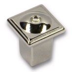 Buton nichel satin cu insertie cristal tip Swarovski, S.2040-20ZN21J3 