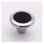 Buton crom lucios cu insertie neagra, S.939-34ZN1T7