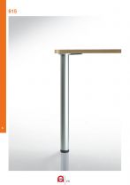 Set 4 picioare cromate lucios H=110cm