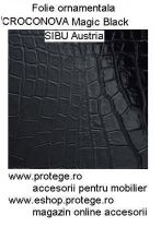 Folie CROCONOVA Magic Black, FSL 13826