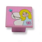 Buton plastic ingeras cu cristale, S.8045-36BDJ2