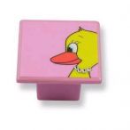 Buton plastic ratusca cu cristale, S.8045-36BDJ4