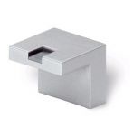 Buton gri aluminiu patrat, S 0819-28MV11MV11 