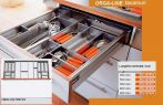 Organizator TACAMURI sertar Tandembox Blum, latime corp 1200mm, adancime 500mm
