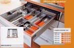 Organizator TACAMURI sertar Tandembox Blum, latime corp 600mm, adancime 500mm