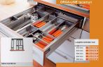 Organizator TACAMURI sertar Tandembox Blum, latime corp 550mm, adancime 500mm