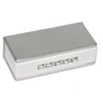 Maner plastic crom lucios-alb cu cristale, S 8086-44JMT1GL36 