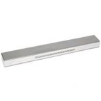  Maner plastic crom lucios -alb cu cristale, S 8086-172JMT1GL36 