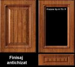 Front mobila din MDF infoliat finisaj antichizat, frezare A 75/P, pret/mp