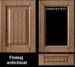 Front mobila din MDF infoliat finisaj antichizat, frezare A 78/P, pret/mp