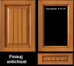 Front mobila din MDF infoliat finisaj antichizat, frezare A 77/P, pret/mp