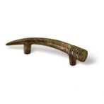 Maner corn stanga, plastic bronz antic, S.H132-160A28