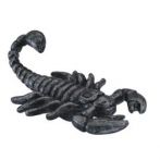 Maner scorpion, plastic argint antic, S.H136-142A15