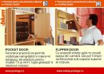 Set de 2 usi pivotante si glisante POCKET DOOR Blum, L=600mm, deschidere pe dreapta si pe stanga