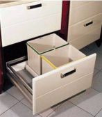 Cos de gunoi pentru sertare mari (2 compartimente)KCG.235GC