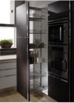 Coloana extractibila, mica, din fir metalic cu inchidere soft petnru corp lat de 300 mm
