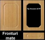 Front mobila din MDF infoliat finisaj mat, frezare tip clasic A7/ P, pret/mp