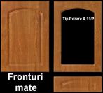 Front mobila din MDF infoliat finisaj mat, frezare tip clasic A11/ P, pret/mp