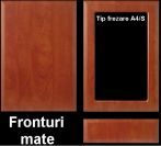 Front mobila din MDF infoliat finisaj mat, frezare tip modern A4/S, pret/mp
