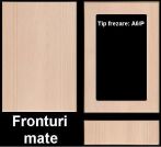 Front mobila din MDF infoliat finisaj mat, frezare tip Modern A6/ P, pret/mp