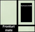 Front mobila din MDF infoliat finisaj mat, frezare tip Modern A12/ R6, pret/mp