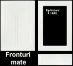 Front mobila din MDF infoliat finisaj mat, frezare tip Modern A14/ R6, pret/mp