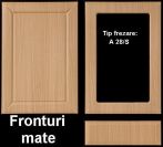 Front mobila din MDF infoliat finisaj mat, frezare tip Modern A28/S, pret/mp