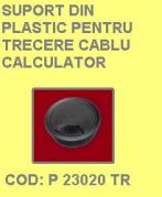 Suport gri plastic pentru trecere cabluri calculator