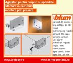 Agatatori maro Blum , montare cu suruburi, pentru corpuri superioare