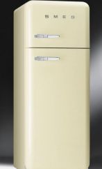Combina Frigorifica SMEG Italia, model retro, crem, deschidere dreapta, FAB30P7