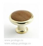  Buton auriu cu insertie cires S 0391MT3HF16 
