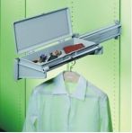 Suport umeras 202 extensibil cu caseta,gri aluminiu