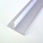 Profil cant SAS014 cu lamba, aluminiu anodizat,3ml