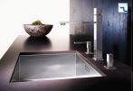 Chiuveta Blancozerox 500-U, sub blat, fara excentric, inox, incorporabila