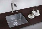 Chiuveta Blanco Andano 500-U, inox luciu matase, sub blat, fara excentric