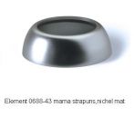 Element 0688-43 mama strapuns,nichel mat, JPP.0688-43MV21