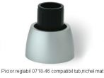 Picior reglabil 0718-46 compatibil tub,nichel mat, JPP.0718-46MV7