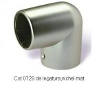Cot 0728 de legatura,nichel mat, JPP.0728-52MV7
