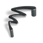 Maner zig-zag stanga negru mat S 1034-107PB12