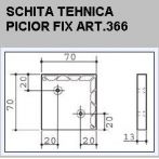 PICIOARE ORNAMENTALE FIXE 