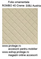Folie ornamentala ROMBO 40 Creme FLL13863