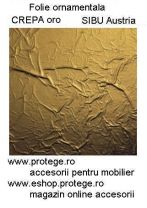 Folie ornamentala CREPA Oro FLL13859
