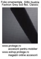 Folie decorativa autoadeziva Fashion Grey 5x5 flex. Classic FMS13805
