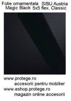 Folie decorativa autoadeziva Magic Black 5x5 flex. Classic FMS13475