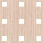 HDF Perforat LEGNO Anegre Quadro 11-45