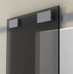 Elemente(sisteme) complete pentru 2 usi glisante de sticla,80kg/usa,sine aluminiu-6ml,glisare superioara