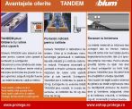 GLISIERE TANDEM-BLUM BLUMOTION ( GLISARE 4 FETE) CU AMORTIZARE