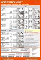  METABOX- BLUM - LATERALE METALICE (PERETE SIMPLU) 